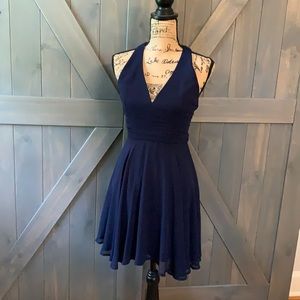 Navy Dress, size S.  Worn for Homecoming once